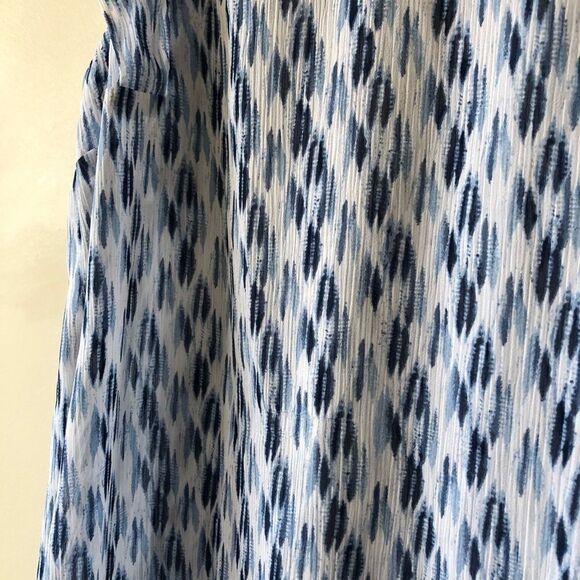 TWO By Vince Camuto Tribal Ruffle Sleeveless Top - Picture 4 of 8